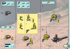 LEGO 8538 instructions page 9 – build guide