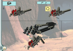 LEGO 8538 instructions page 10 – build guide