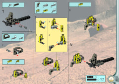 LEGO 8538 instructions page 71 – build guide