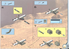 LEGO 8539 instructions page 3 – build guide