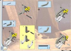 LEGO 8539 instructions page 74 – build guide