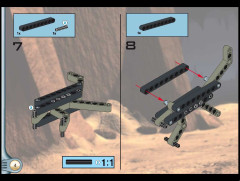 LEGO 8548 instructions page 4 – build guide