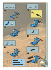 LEGO 8549 instructions page 3 – build guide