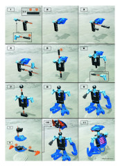 LEGO 8550 instructions page 2 – build guide