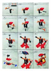 LEGO 8554 instructions page 2 – build guide