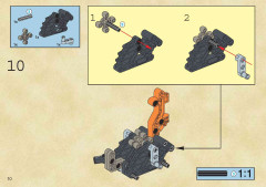 LEGO 8556 instructions page 10 – build guide