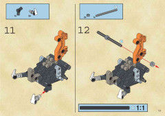 LEGO 8556 instructions page 11 – build guide