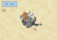 LEGO 8556 instructions page 18 – build guide