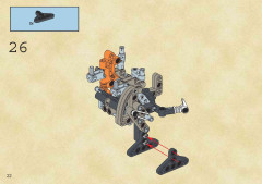 LEGO 8556 instructions page 22 – build guide