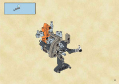 LEGO 8556 instructions page 23 – build guide