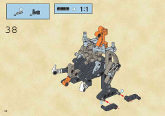 LEGO 8556 instructions page 34 – build guide