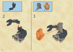 LEGO 8556 instructions page 4 – build guide
