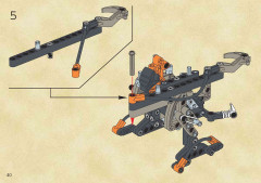 LEGO 8556 instructions page 40 – build guide