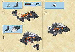 LEGO 8556 instructions page 44 – build guide