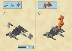 LEGO 8556 instructions page 8 – build guide