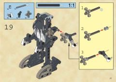 LEGO 8556 instructions page 21 – build guide