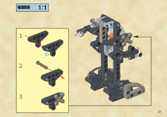 LEGO 8556 instructions page 23 – build guide