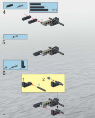 LEGO 8557 instructions page 44 – build guide