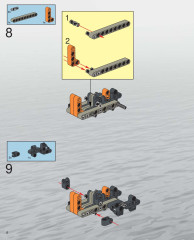 LEGO 8557 instructions page 6 – build guide