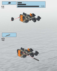 LEGO 8557 instructions page 8 – build guide