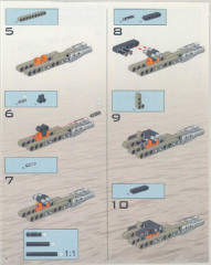 LEGO 8557 instructions page 4 – build guide