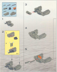 LEGO 8557 instructions page 5 – build guide