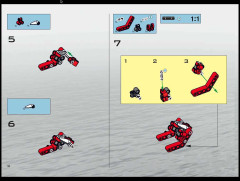 LEGO 8558 instructions page 36 – build guide