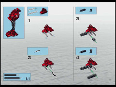 LEGO 8558 instructions page 57 – build guide