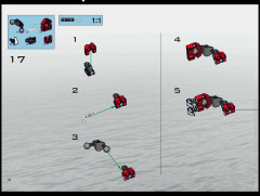 LEGO 8558 instructions page 66 – build guide