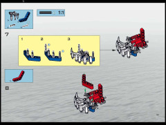 LEGO 8558 instructions page 89 – build guide