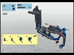 LEGO 8558 instructions page 26 – build guide
