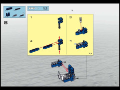 LEGO 8558 instructions page 33 – build guide