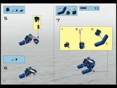 LEGO 8558 instructions page 36 – build guide