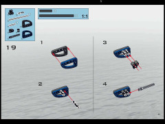 LEGO 8558 instructions page 45 – build guide
