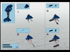 LEGO 8558 instructions page 57 – build guide