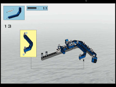 LEGO 8558 instructions page 9 – build guide