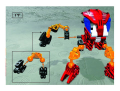 LEGO 8563 instructions page 17 – build guide