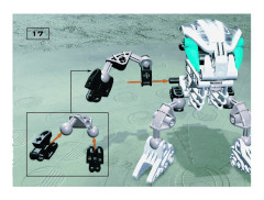 LEGO 8565 instructions page 17 – build guide