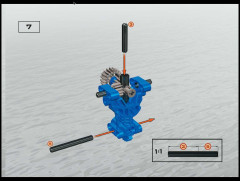 LEGO 8570 instructions page 9 – build guide