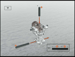 LEGO 8571 instructions page 9 – build guide