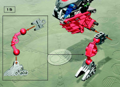 LEGO 8574 instructions page 15 – build guide