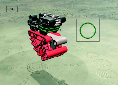 LEGO 8574 instructions page 9 – build guide