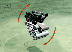 LEGO 8575 instructions page 7 – build guide