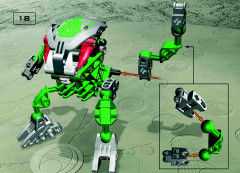 LEGO 8576 instructions page 18 – build guide