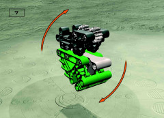 LEGO 8576 instructions page 7 – build guide