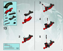 LEGO 8593 instructions page 7 – build guide