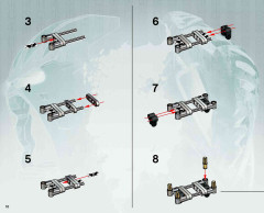 LEGO 8594 instructions page 10 – build guide