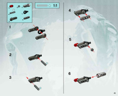 LEGO 8594 instructions page 43 – build guide