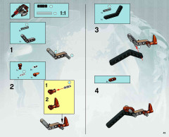 LEGO 8594 instructions page 45 – build guide