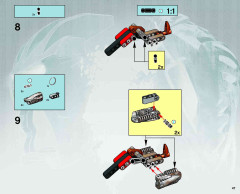 LEGO 8594 instructions page 47 – build guide
